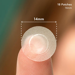 Patch hydrocolloïde Rael pour une application rapide et discrète.
