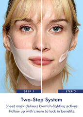 Rael système soin 2 etapes, routine rapide et efficace pour le visage