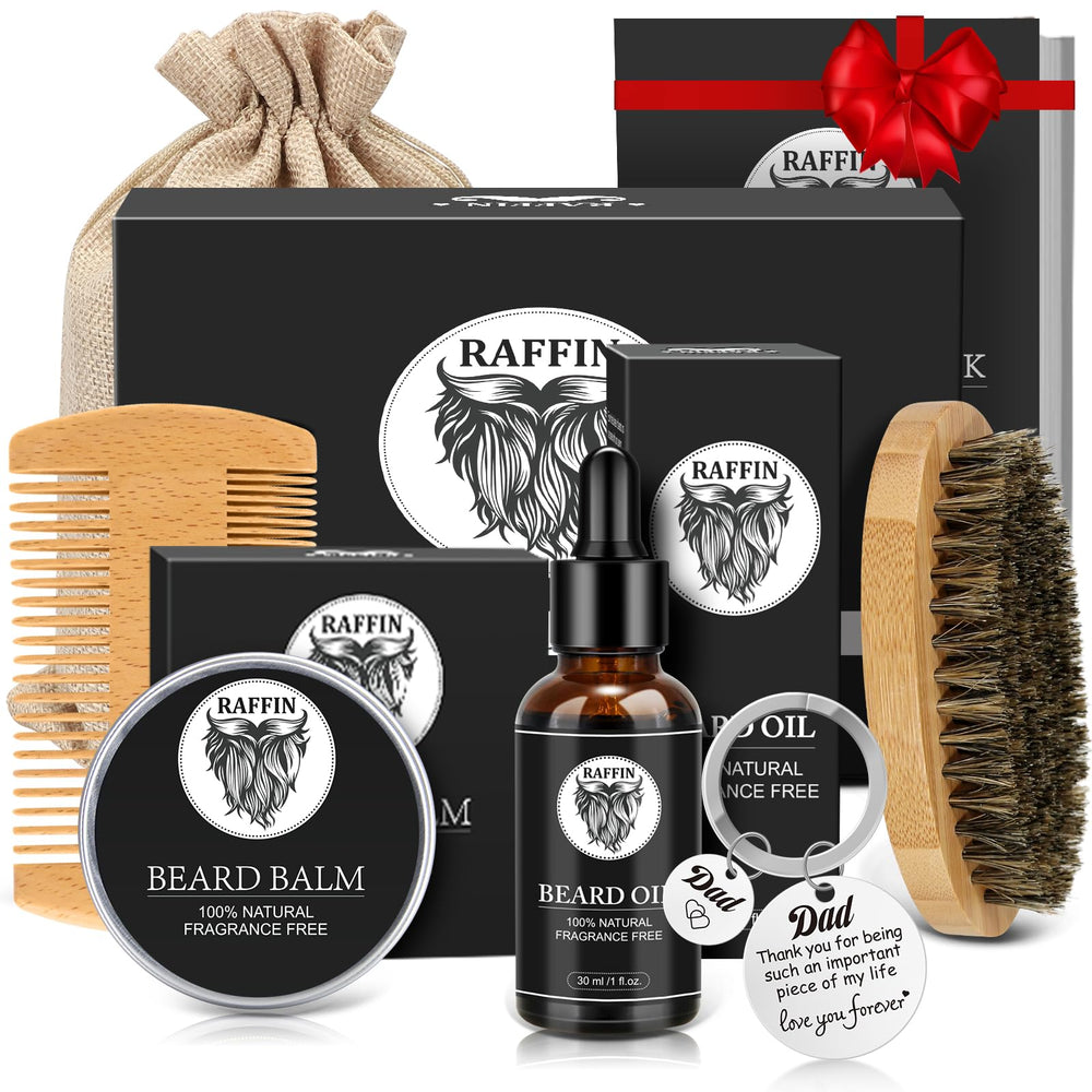 RAFFIN kit barbe huile nourrissante pour peau et poils plus doux