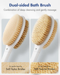 Brosse Rafow avec face rigide pour exfolier en profondeur.
