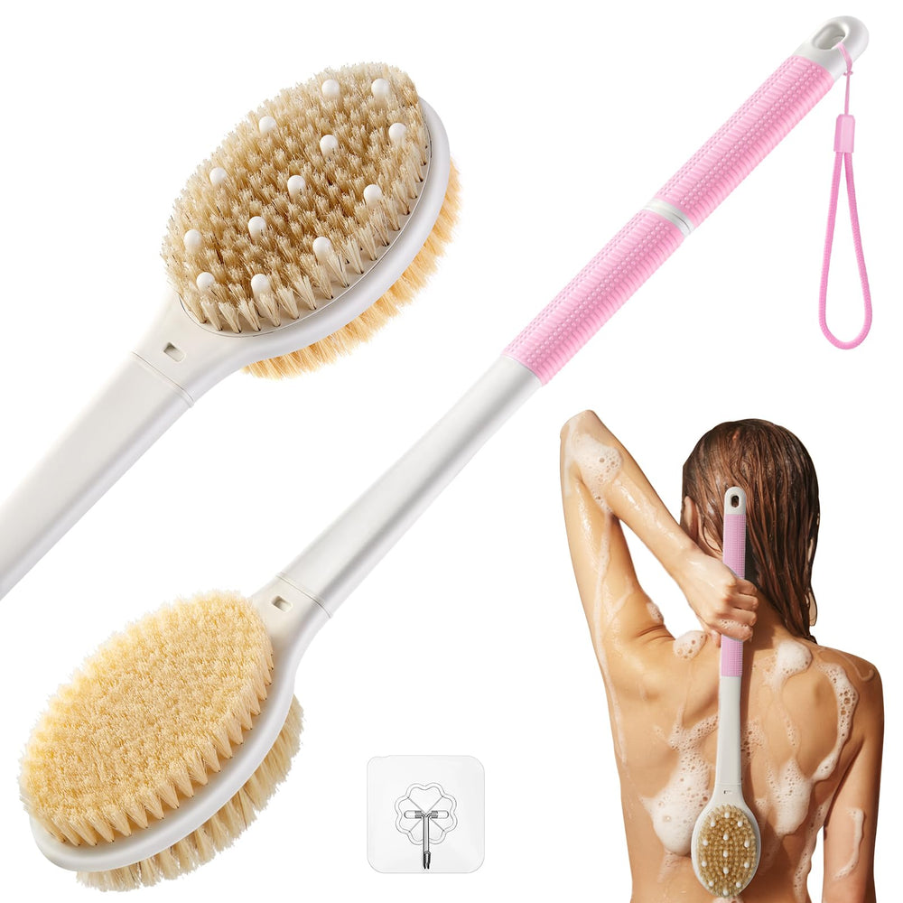 Rafow brosse douche manche long pour atteindre le dos facilement