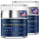 Ragkun Crème Rétinol – visage et cou, application rapide pour peau lisse.
