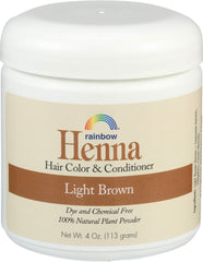 Rainbow Research Henné flacon couleur brun clair persan durable et naturelle