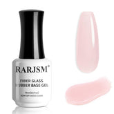 RARJSM base gel nude rose pale en bouteille, base neutre pour ongles