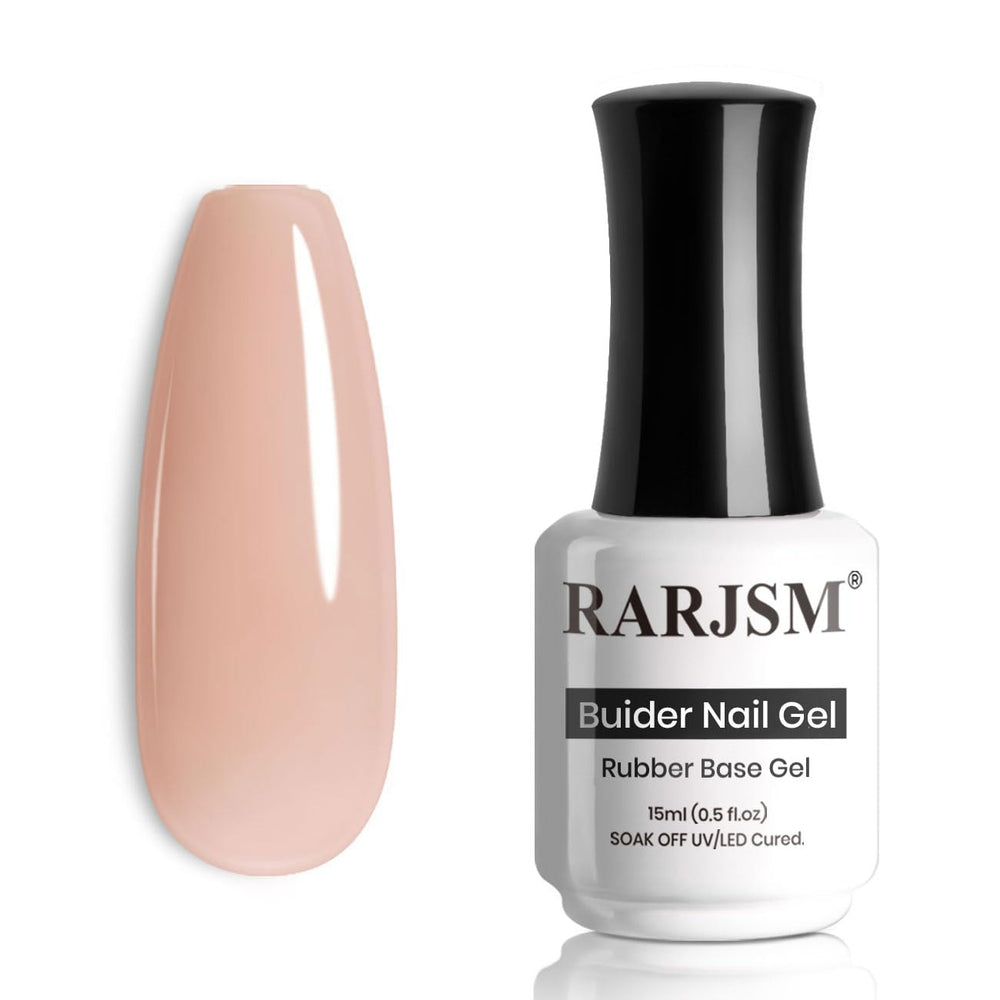 RARJSM base gel teinte peau naturelle pour une couvrance discrète.