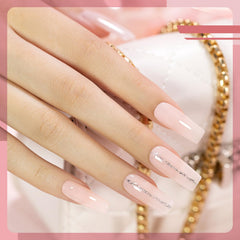 RARJSM Jelly Nude Gel transparent, couleur légère pour une manucure française élégante