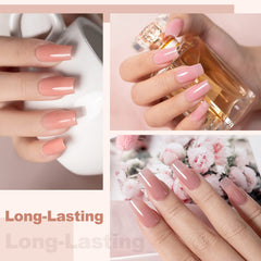 Vernis gel couleur peau RARJSM Mauve apporte douceur et féminité.
