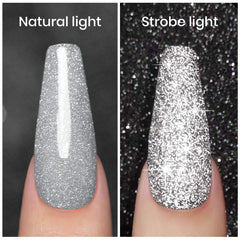 Vernis gel RARJSM argenté – application facile et rapide