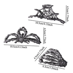 Pinces RAUIMOUR araignée toile pour fixation sûre des cheveux mi-longs.