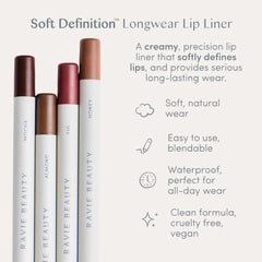 Ravie Beauty Crayon Lèvres Définition Douce Fig – mélange de teintes pour un look polyvalent.