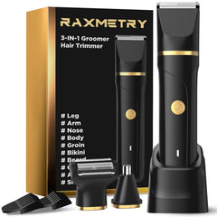 La tondeuse-barbe ergonomique RAXMETRY pour un rasage précis.