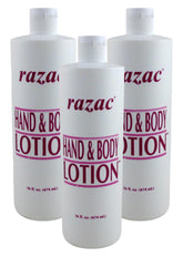 Lotion Razac Mains et Corps 16oz en pack: emballage pratique et identifiable