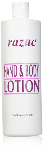 Razac Lotion mains et corps, bouteille originale, hydratation durable pour peau sèche.