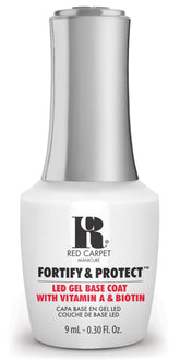 RC Red Carpet Manicure base gel renforcée et protectrice pour ongles solides et durables