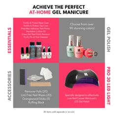 RC Red Carpet Manicure base gel vitamine A et biotine pour ongles nourris et forts