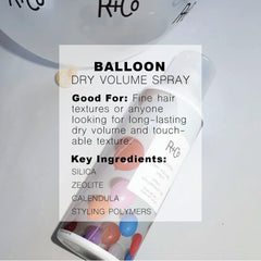 R+Co Balloon : texture légère et contrôle flexible pour un style durable.