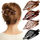 RDUQM clip Concord Ambre: maintien fiable pour tous types de cheveux.