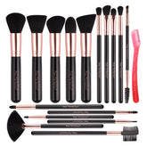 Real Perfection - ensemble pinceaux maquillage: application précise et professionnelle