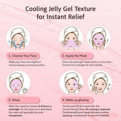 Realori Hydratation profonde – masque visage hydrogel rose pour nourrir