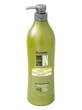 Shampooing Recamier Pro Keratine Ultra Force sur bouteille, soin fortifiant pour cheveux fragiles.