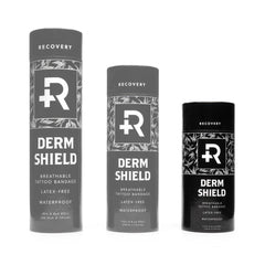 Derm Shield Recovery Aftercare sans latex, solution sûre pour les peaux sensibles.