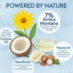 Application corps Crème Arnica Recuren Plus, texture légère et absorption rapide