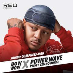 Red by Kiss durag sangle velcro ajustable offre un serrage personnalisé et sécurisé.