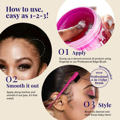 Red by Kiss Edge Fixer – utilisation quotidienne assurée pour des contours nets.