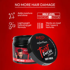 Red by Kiss Twist Gel : nutriments riches en huiles et Biotine B7.