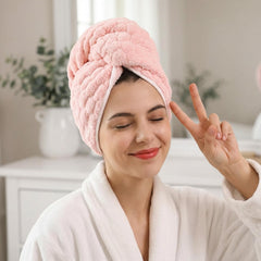 REDKISS bande élastique turban rose, fixation sécurisée pour les activités mains libres.