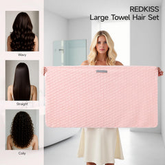 REDKISS microfibre absorption rapide pour un séchage efficace.