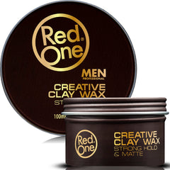 Redone Creative Clay Wax bocal 100ml avec finition mate pour une tenue durable.