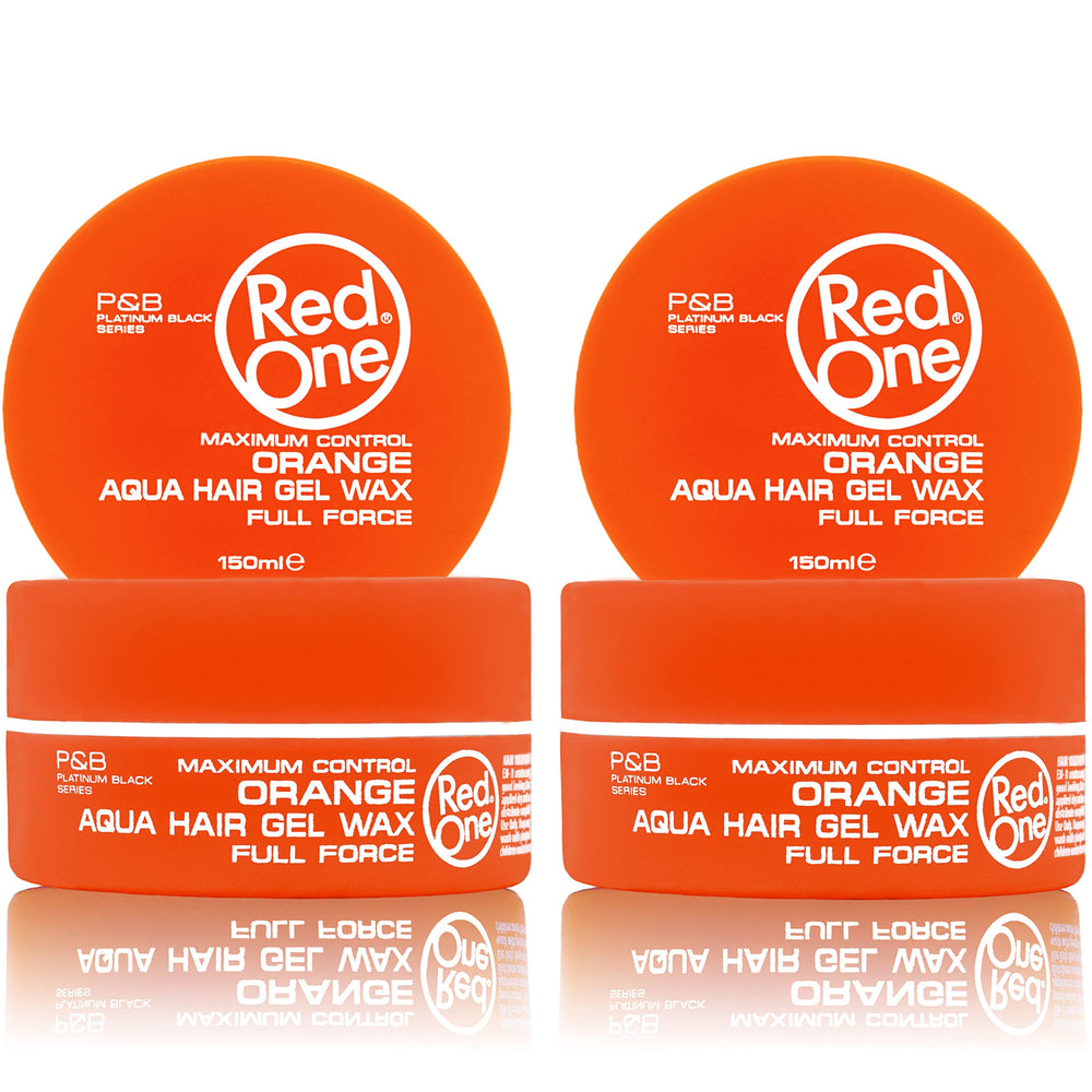 Redone — cire capillaire orange, paquet duo, tenue longue durée et brillance professionnelle.