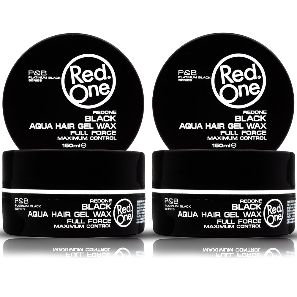 Cire Redone Cheveux Noir – pack de 2, tenue forte et brillance élevée.
