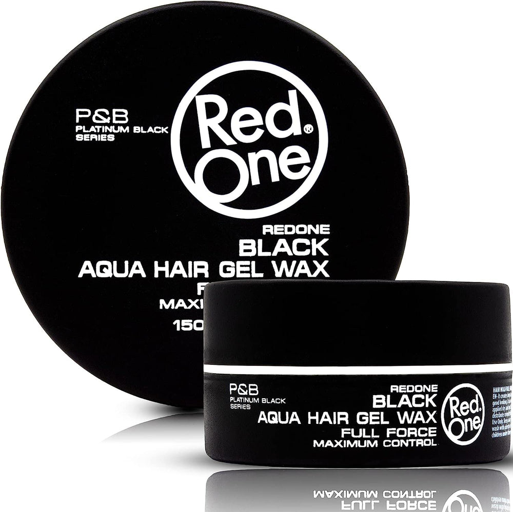 Redone Cire Cheveux Noire 150 ml — bocal élégant prêt pour coiffage quotidien
