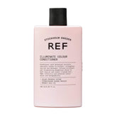 REF Éclat Couleur Conditionneur — bouteille élégante pour une couleur lumineuse et légère.