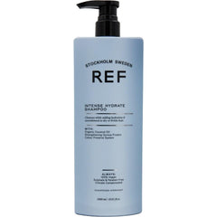 REF Intense Hydrate – bouteille montrant le soin hydratant pour cheveux secs.