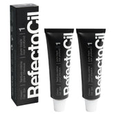 Refectocil N° 1 Noir Pur — tube de teinture noir pur, couleur durable et intense.