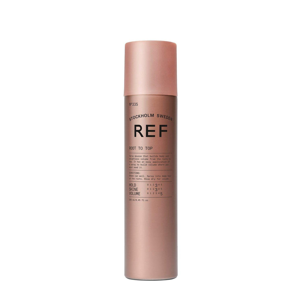 Reference de Suède - spray mousse volume racines donne du corps et du contrôle durable.
