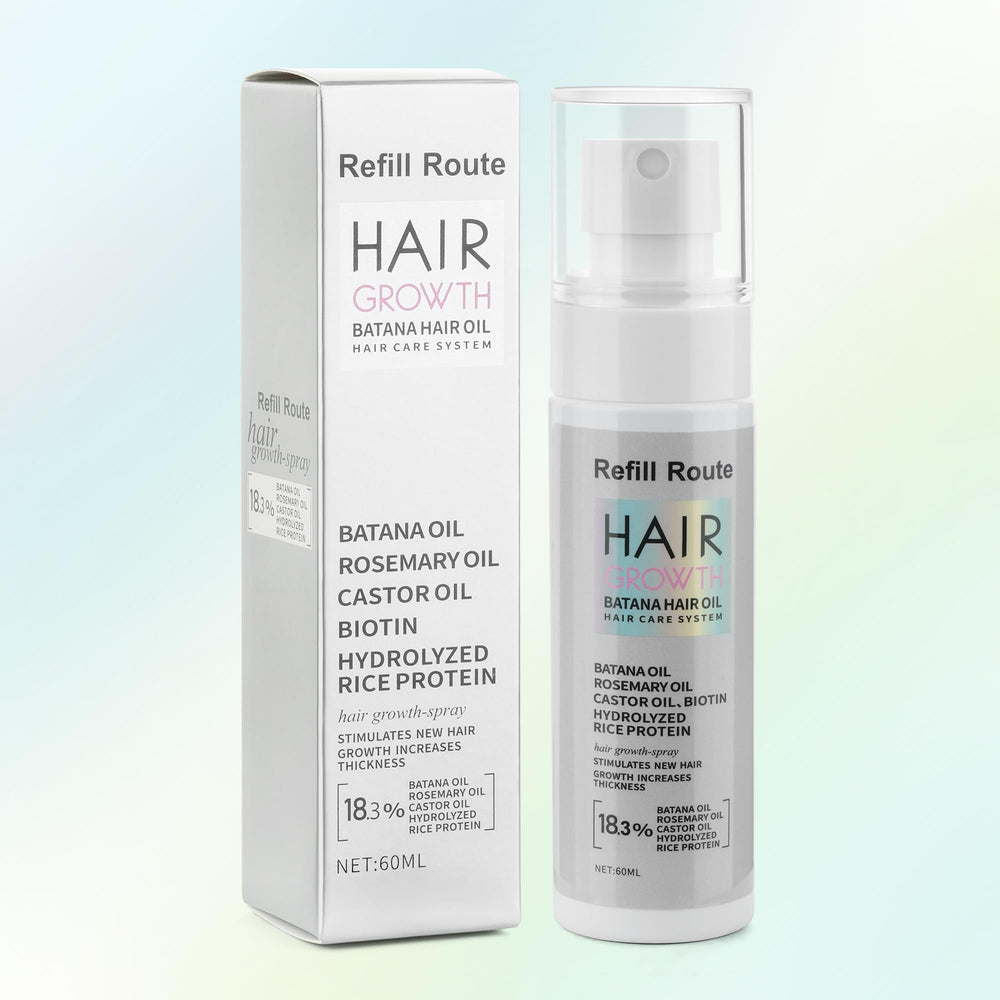 Refill Route Spray huile Batana: cheveux croissance et cuir chevelu stimulé