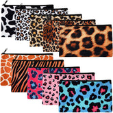 Pochette Reginary Léopard: rangement pratique pour maquillage lors de vos voyages.
