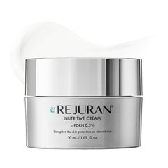 Crème Nutritive REJURAN dans un pot, hydratation durable.