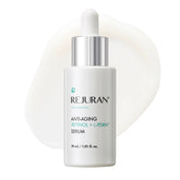 REJURAN Sérum anti-âge en bouteille, potentiel raffermissant et lumineux.