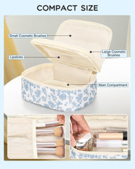 Relavel organiseur double couche avec poche filet et grand compartiment pour accessoires.
