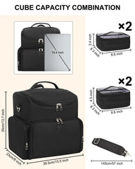 Relavel sac tatouage avec diviseurs amovibles pour organisation.