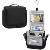 Relavel Trousse de toilette pendante pour homme et femme, accès rapide et pratique.