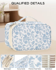 Relavel trousse maquillage support brosses, accès facilité aux pinceaux lors des routines