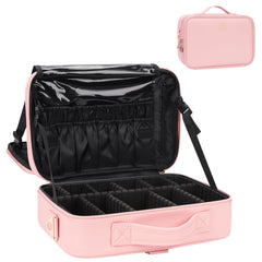 Relavel Trousse maquillage voyage ouverte pour un rangement facilité