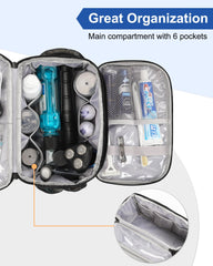 Relavel: poche frontale PVC et éléments de rangement visibles.