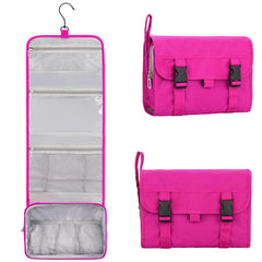 Relavel Trousse de toilette suspendue avec grande capacité, idéale pour les voyages.